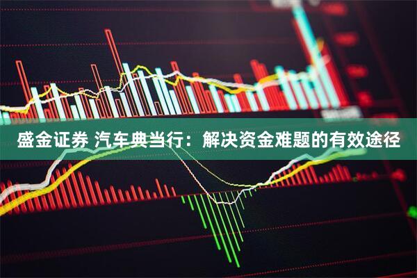 盛金证券 汽车典当行：解决资金难题的有效途径