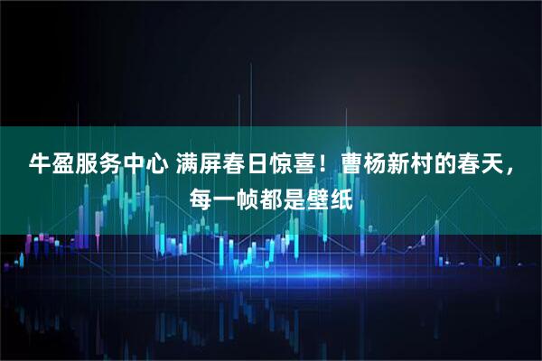 牛盈服务中心 满屏春日惊喜！曹杨新村的春天，每一帧都是壁纸